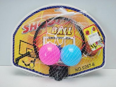 BASKETBALL BOARD W/2 PCS PVC BALLS 2ASST. - HP1023790