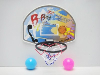 BASKETBALL BOARD W/2 PCS PVC BALLS 2ASST. - HP1023792