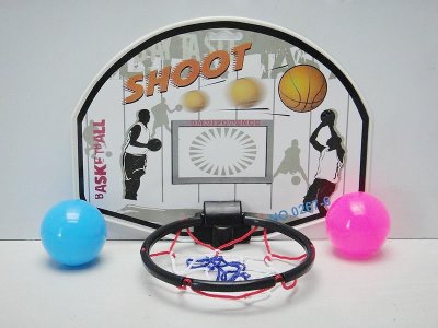 BASKETBALL BOARD W/2 PCS PVC BALLS 2ASST. - HP1023795