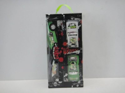 PULL BACK CAR WHITE/GREEN/BLACK 8PCS - HP1023910