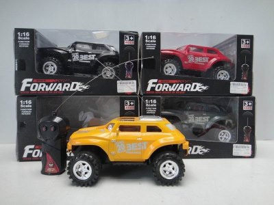 1:16 2 FUNCTION R/C CAR RED/BLACK/YELLOW/SILVER - HP1023916