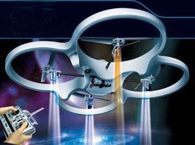 4FUNCTION R/C FLYING SAUCER W/LIGHT - HP1024106