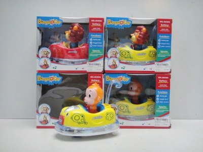 B/O BUMPER CAR W/LIGHT & MUSIC 4ASST - HP1024177