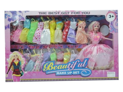BENDABLE DOLL W/20 DRESS  - HP1024340