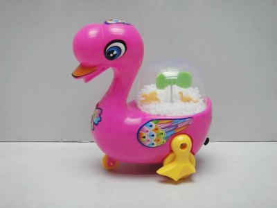 PULL LINE GOOSE W/SNOW RED/YELLOW/GREEN - HP1024354