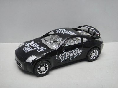 FRICTION CAR W/PAINTING BLACK/YELLOW/BLUE - HP1024362