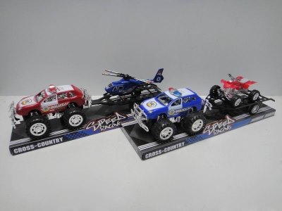 FRICTION POLICE CAR BLUE/RED - HP1024379