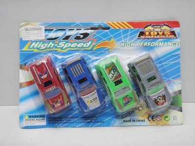 PULL BACK CAR 4PCS 4ASST. - HP1024401