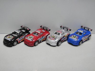 PULL BACK RACING CAR RED/BLACK/SILVER/BLUE - HP1024440
