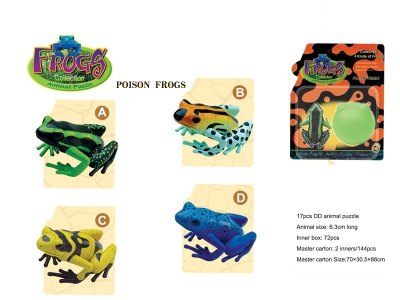 ASSEMBLY 4D FROG PUZZLE 4ASST  - HP1024583