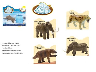 ASSEMBLY 4D ICE AGE ANIMALS PUZZLE 4ASST - HP1024593