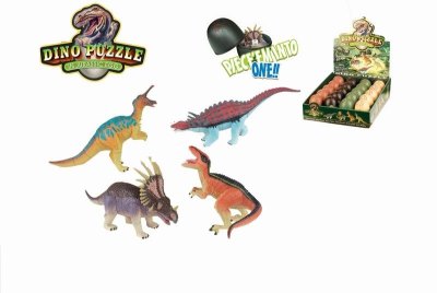 ASSEMBLY 4D DINOSAUR PUZZLE 4ASST 20PCS/DISPLAY BOX - HP1024737