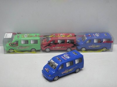 PULL BACK RACING CAR W/CANDY HOLDER RED/BLUE/GREEN 3PCS - HP1024748