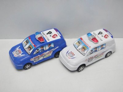 PULL LINE POLICE CAR BLUE/WHITE - HP1024752