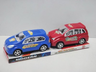 PULL BACK CAR BLUE/RED 2ASST 2PCS - HP1024766