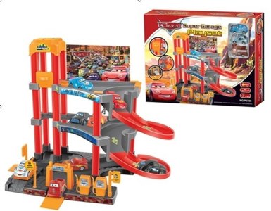 PARKING LOT W/3 FREE WAY CARS - HP1024830