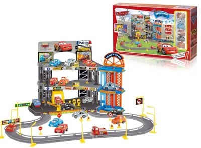 PARKING LOT W/6 FREE WAY CARS - HP1024832