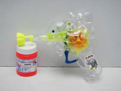 BUBBLE GUN W/LIGHT 3COLOR - HP1024871