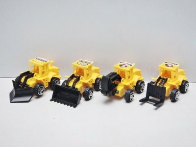 PULL BACK CONSTRUCTION CAR 4PCS - HP1025035