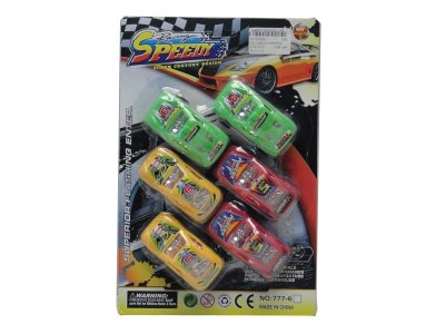 PULL BACK CAR 6PCS - HP1025062
