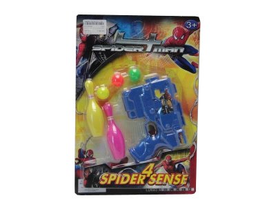 PING-PONG GUN W/3PCS BALL & 2PCS BOWLING BOWL - HP1025081