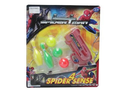 PING-PONG GUN W/3PCS BALL & 2PCS BOWLING BOWL - HP1025087