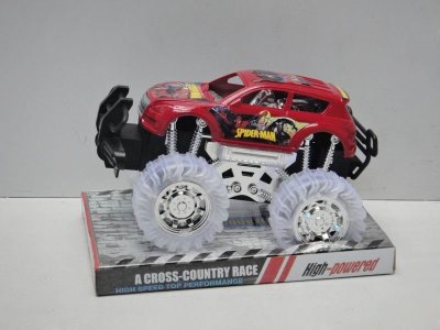 FRICTION CAR W/MUSIC INCLUDED BUTTONCELL RED/BLACK - HP1025180