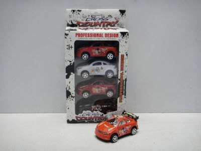 PULL BACK CAR 4PCS - HP1025403