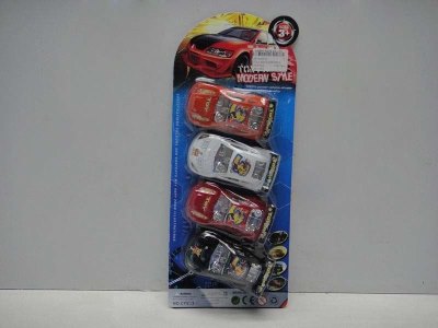 PULL BACK CAR 4PCS - HP1025415