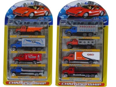 FREE WAY CAR (DIE CAST) 2ASST 4PCS - HP1025430