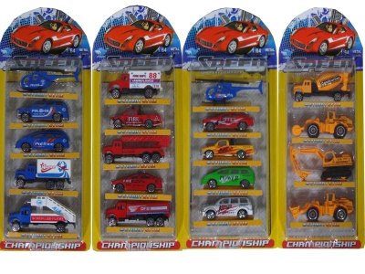 FREE WAY CAR (DIE CAST) 4ASST 5PCS - HP1025431