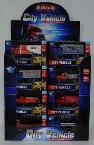 FREE WAY TRUCK CAR (DIE CAST) 8ASST 24PCS/DISPLAY BOX - HP1025435