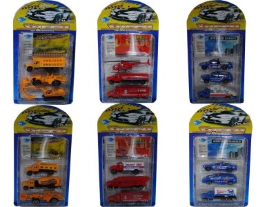 FREE WAY CAR (DIE CAST) 6ASST 3PCS - HP1025436