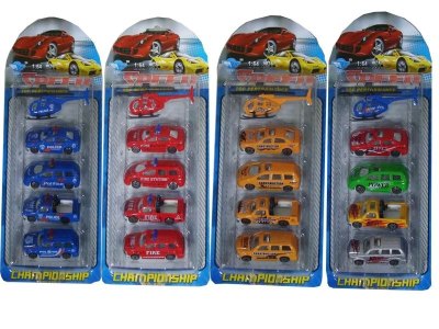 FREE WAY CAR (DIE CAST) 4ASST 5PCS - HP1025444