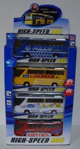 PULL BACK BUS(DIE CAST) W/LIGHT & MUSIC 4COLOR 12PCS/DISPLAY BOX - HP1025461