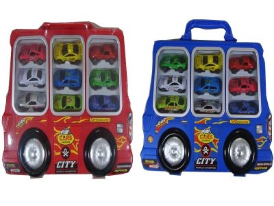 FREE WAY CAR (DIE CAST)W/MAP  9PCS - HP1025469