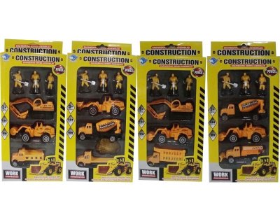 FREE WAY CONSTRUCTION SET (DIE CAST) 4ASST  - HP1025481