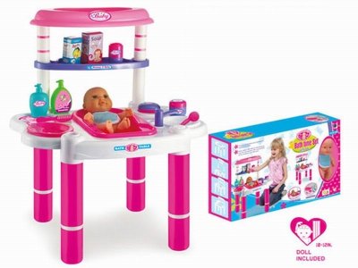 BABY BATH TABLE W/DOLL - HP1025736