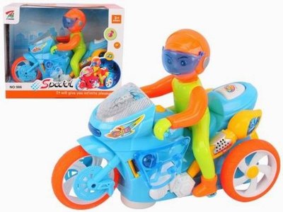 BO MOTORBIKE W/LIGHT & MUSIC(RED ,BLUE) - HP1025795
