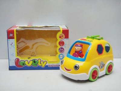 B/O SHAKING BUILDING BLOCK CAR W/LIGHT&MUSIC 2COLOR - HP1025819