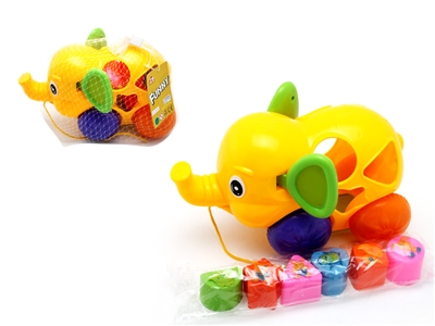 PUSH & PULL ANIMAL BLOCKING CAR 7PCS - HP1026237