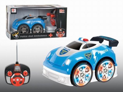 4FUNCTION R/C POLICE CAR W/LIGHT & MUSIC - HP1026402