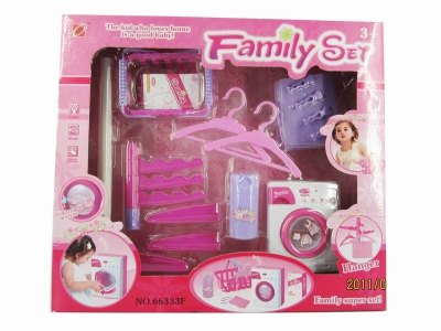 WASHING MACHINE W/LIGHT & MUSIC,IRON & SHAKE & FURNITURE - HP1026432