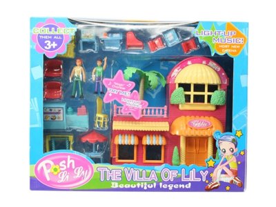 VILLA(2ASTD,W/LIGHT & MUSIC,INCLUDED 2PCS*AA) - HP1026601