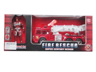 FRICTION FIRE ENGINE W/LIGHT & IC INCLUDED BUTTONCELL - HP1026741