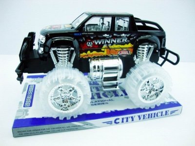 FRICTION CAR W/LIGHT ,INCLUDED BATTERY  - HP1026989