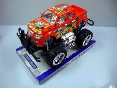 FRICTION CAR ，BLUE,ORANGE,BLACK - HP1026998