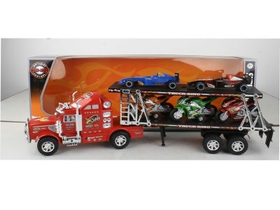 FRICTION TRUCK W/5 FREE WAY CAR 3COLOR - HP1027110