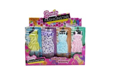 DOLL DRESS 4ASST.(24PCS/DISPLAY BOX) - HP1027132