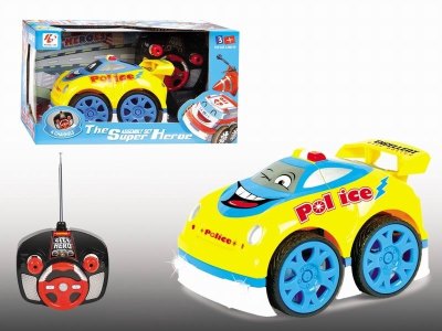 4FUNCTION R/C POLICE CAR W/LIGHT & MUSIC - HP1027175